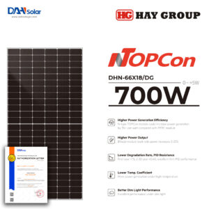 Фотоволтаичен панел DAH Solar 700W N-Type DG