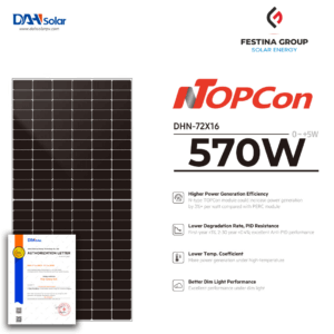 Фотоволтаичен панел DAH Solar 570W N-Type